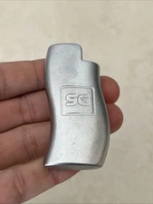 Vintage Collectible SG tobacco advertising metal case for Bic Lighter