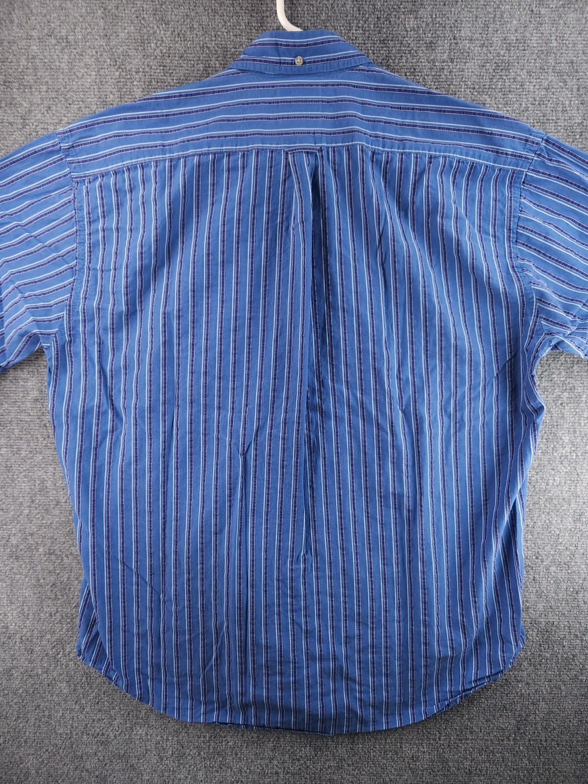 Faconnable Button-Down Large Cotton USA Blue Stri… - image 16