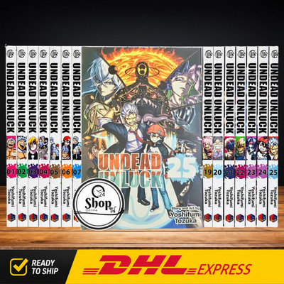 Undead Unluck Manga Volume 1-25 Full Set English Version Comic New | DHL Express