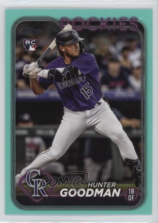 2024 Topps Series 2 Aqua Hunter Goodman #432 1gj7