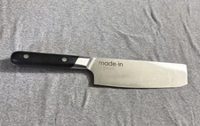 Made In Cookware 6" Nakiri Knife w/ Black Handle