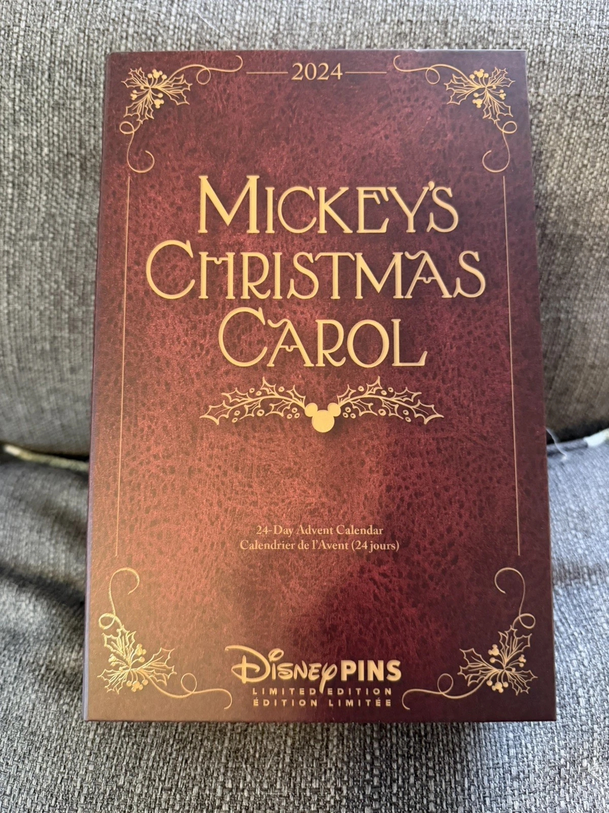 Mickey's Christmas Carol 24-Day 2024 Advent Calendar Mystery Pin Set LIMITED