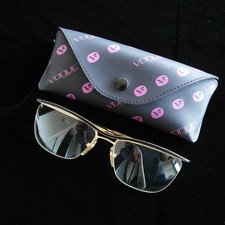 VOGUE VO 3028 GOLD / BLACK EYEGLASSES WOMEN SQUARE NYLOR VINTAGE