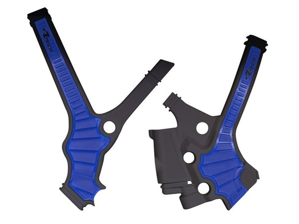 Rtech RahmenschüTzer Passt An Yamaha YZ 85 Ab22 Schwarz/Blau-image