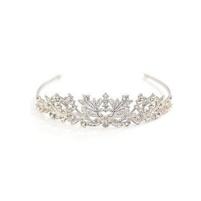 JWICOS Rhinestone Crystal Tiara Crown for Women & Girls, Wedding & Birthday