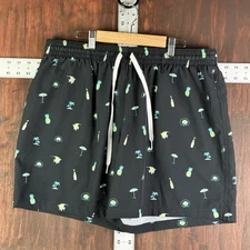 Chubbies The Beach Essentials Quick-Dry 5.5” Inseam Swim Trunks Black Men’s 2XL