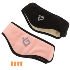 2 Pcs Noise Reduction Ear Muffs Masks for Sleep Earmuff Warmer Headband