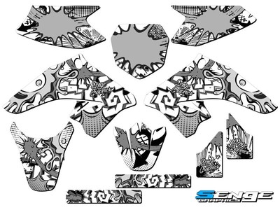 2008-2019 SUZUKI DRZ70 DRZ50 GRAPHICS DRZ 70 50 DECALS 2018 2017 2016 2015 2014