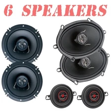 Cerwin Vega Door, Dash & Rear Speaker Package for 1987-1993 for Ford Mustang