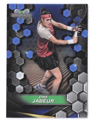 2024 Topps Graphite Chrome Ons Jabeur #27 Blue Refractor /50