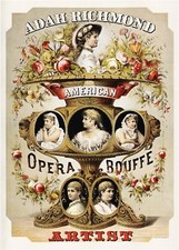 Decorative Poster.Home Room interior art design.Adah Richmond Opera.America.7828