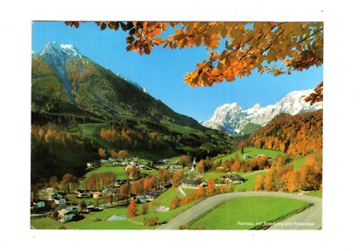 Ansichtskarte Blick auf Ramsau mit Steinberg und Reiteralpe