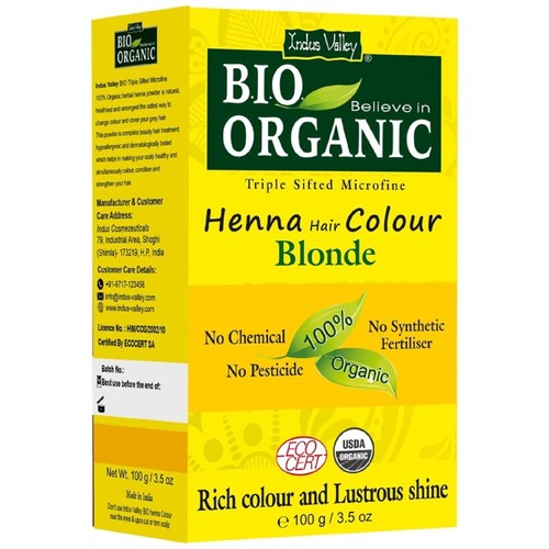 Henné Indus Valley 100g - Teinture Naturelle Pour Cheveux - Neuf