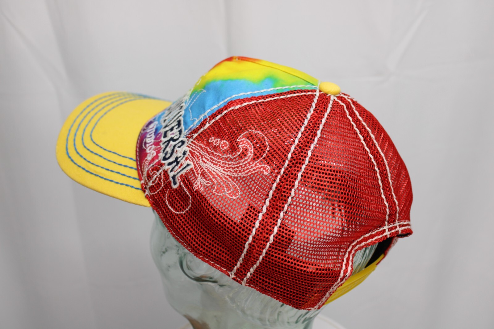 Adjustable Universal Studios Tie Dye Mesh Trucker… - image 4