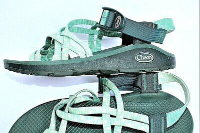 CHACO Green Two Strap Two Tone Women display picture 3
