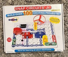 ELENCO Snap Circuits Jr.  100 Experiments Electronics Discovery Kit-Opened Box
