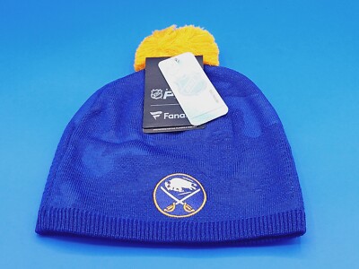 Buffalo Sabres Women's Fanatics Royal/Gold Authentic ProTeam Locker Room Beanie.