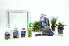 HR-230 bianco compreso decorazione nano acquario impianto completo di filtraggio acquario 