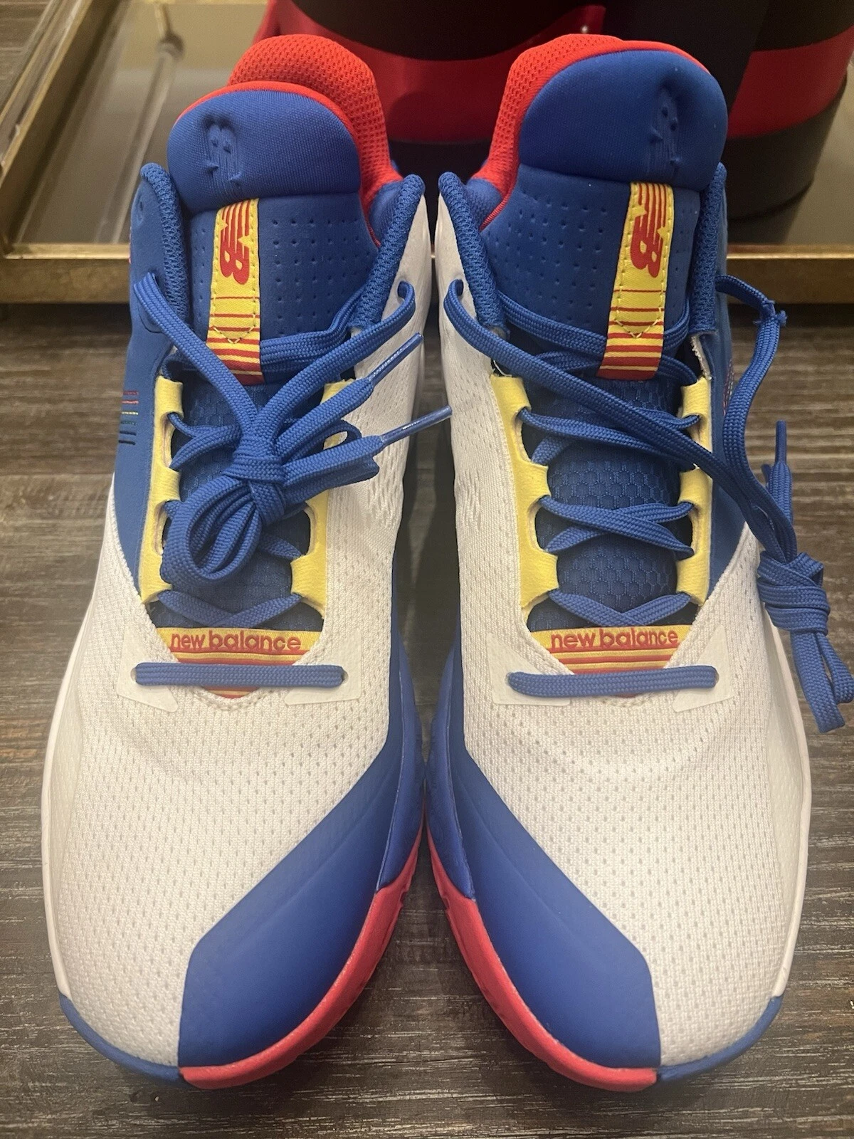 Scarpe da basket New Balance Two WXY v4 bianco blu uomo 11 sneaker BB2WYRY4