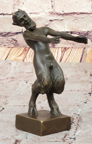 PAREJA AMOROSA DESNUDA COLECCIONABLE ESTATUA DE BRONCE ESCULTURA FIGURA OBRA DE ARTE - Imagen 8 de 10