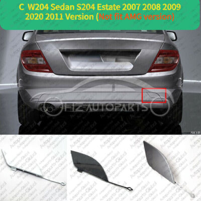 Rear Bumper Tow Hook Eye Cover for Mercedes C-Class 2007-2010 W204 SEDAN Estate