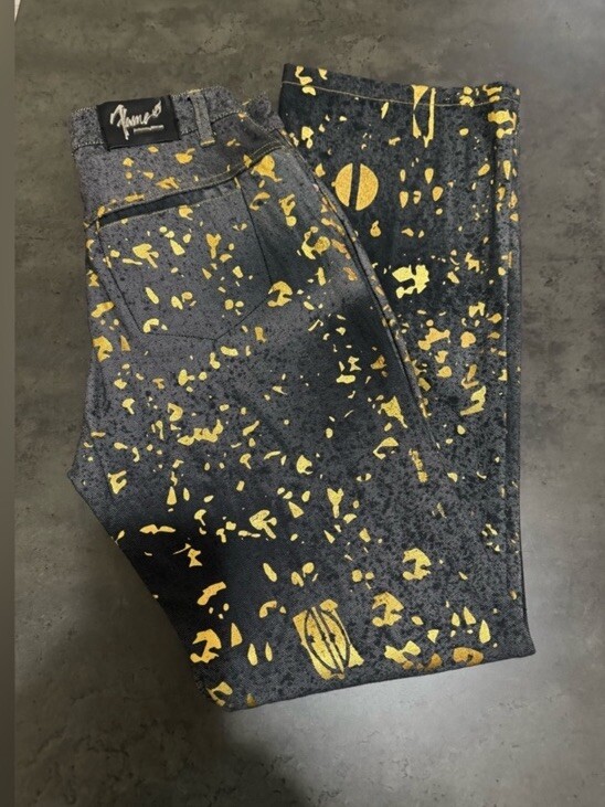 JOHNNY WOLF - skinny denim y2k v系 00s JOHNNY WOLF - skinny denim