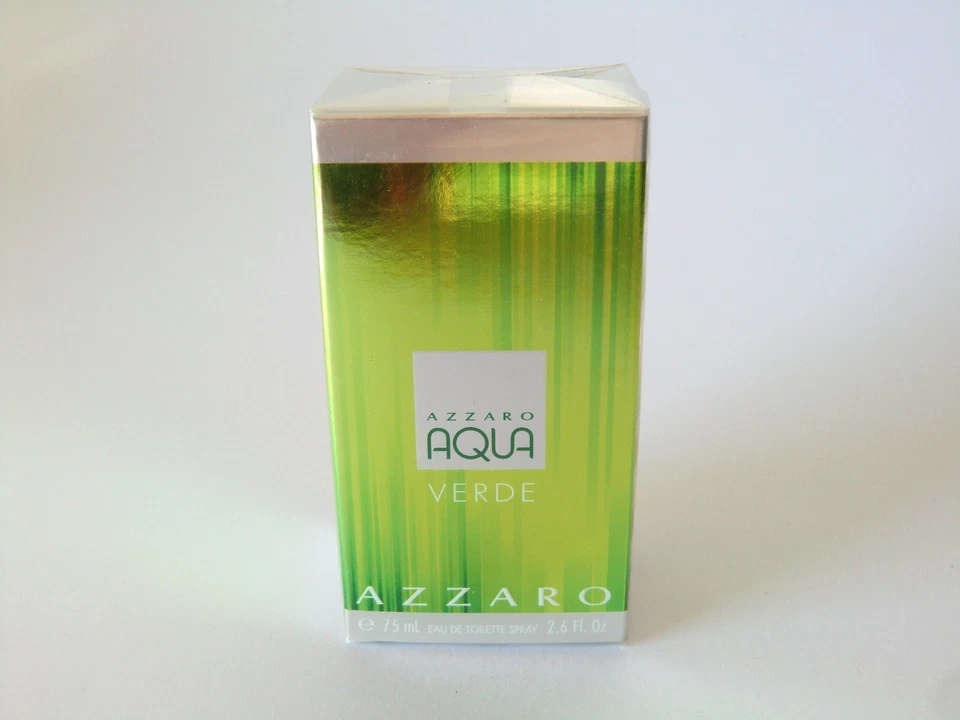 Azzaro AQUA VERDE Pour Homme EDT Nat Spray 75ml - 2.6 Oz BNIB Retail Sealed OVP