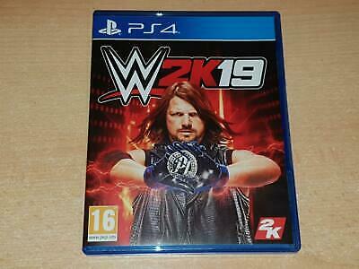WWE 2K PS4 NEU UK PAL Sony Playstation 4 19 2019 Wrestling Sports RE SEALED 2k19