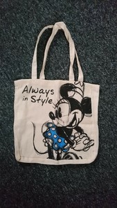 minnie mouse canvas tote bolsa
