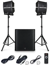 PRORECK Club 4000 18-inch 4000W Stereo DJ/Powered PA Speaker System