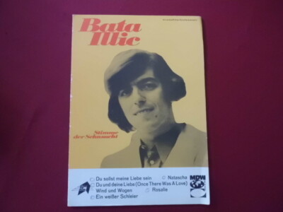 Bata Illic - Stimme der Sehnsucht . Songbook Notenbuch Piano Vocal Guitar PVG