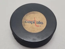 Vintage WASHINGTON CAPITALS Viceroy Mfg. NHL Approved game puck, CANADA, 1981