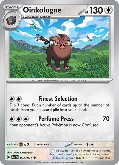 Pokemon Oinkologne (72/245) Paldean Fates LP