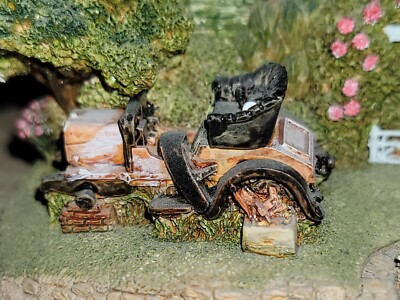 BURlLEY STREET GARAGE リリパットレーン 1999 Lilliput Lane Burley Street Garage Hand Made W/ deeds
