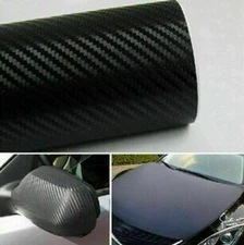 3D 4D Carbon Fiber Matte Vinyl Film Car DIY Wrap Sheet Roll Film Sticker Decal#