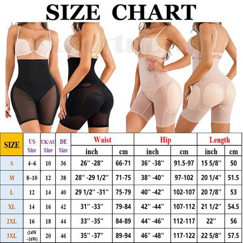 FAKE ASS Butt and Hip Enhancer Booty 4 Pads Underwear Pants Women Body Shaper US - Picture 2 of 35