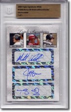 MATT WIETERS * JAY BRUCE * Travis Snider Autograph Rookie Auto BGS 1/1