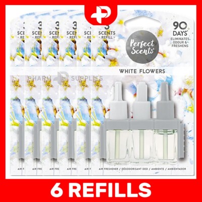 Febreze 3Volution Plug In Nachfüllpack Perfect Scents Lufterfrischer weiße Blumen - 6