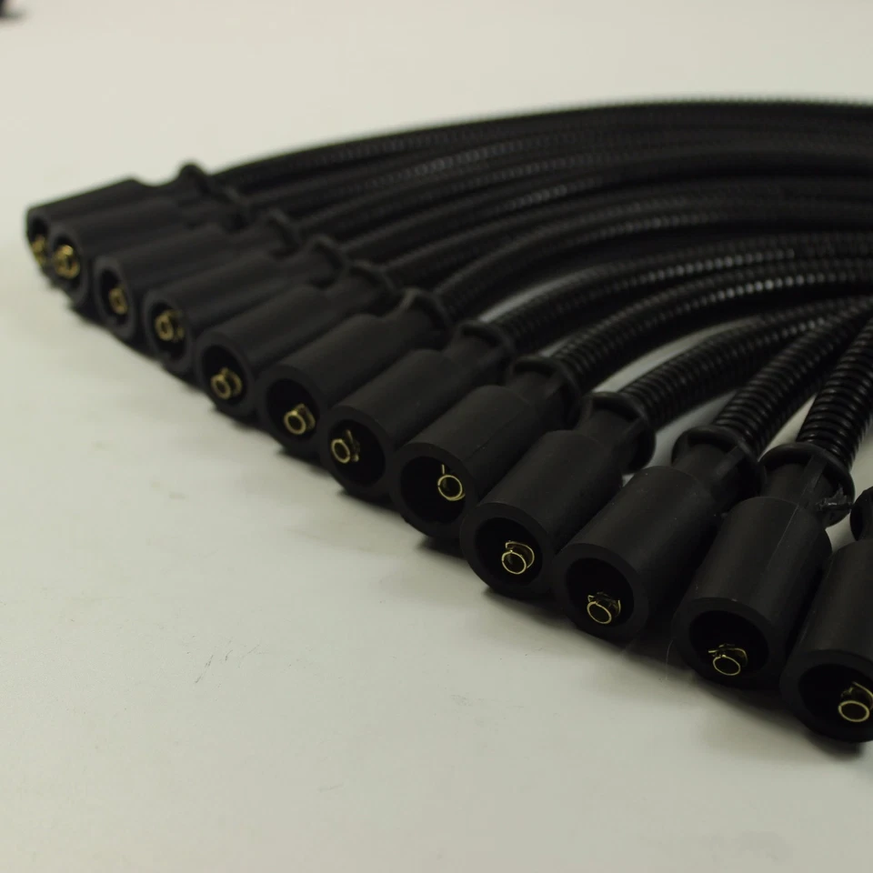 Cable de encendido de bujía 12 piezas para Mercedes Benz Clase C Clase E ML SLK 320 350 Foto 4 de 4