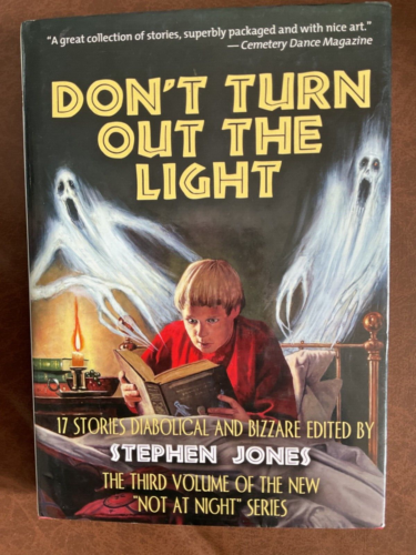 STEPHEN JONES DON'T TURN OUT THE LIGHT SIGNED BOOK 2005 - Afbeelding 1 van 1