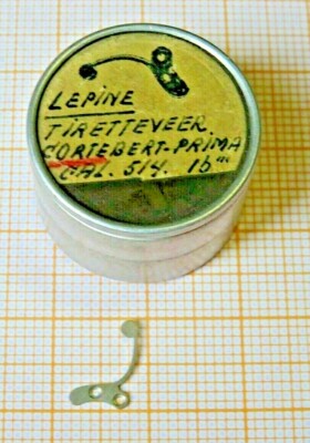 1 Winkelhebel Feder etc.Cortebert Prima cal. 514,16´´neuwertig.ältere Lagerware.