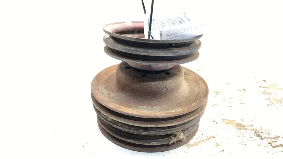 1981-92 Dodge Ram W250 Crankshaft And Water Pump Pulley Pair Set Oem 5.9l 360 Mt - Image 3 of 4