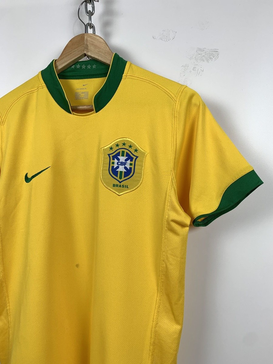 NIKE 2006 ブラジル代表（H）ユニフォームLサイズ ブラジル代表 2006 Nike ホーム半袖 ユニフォーム #10 RONALDINHO