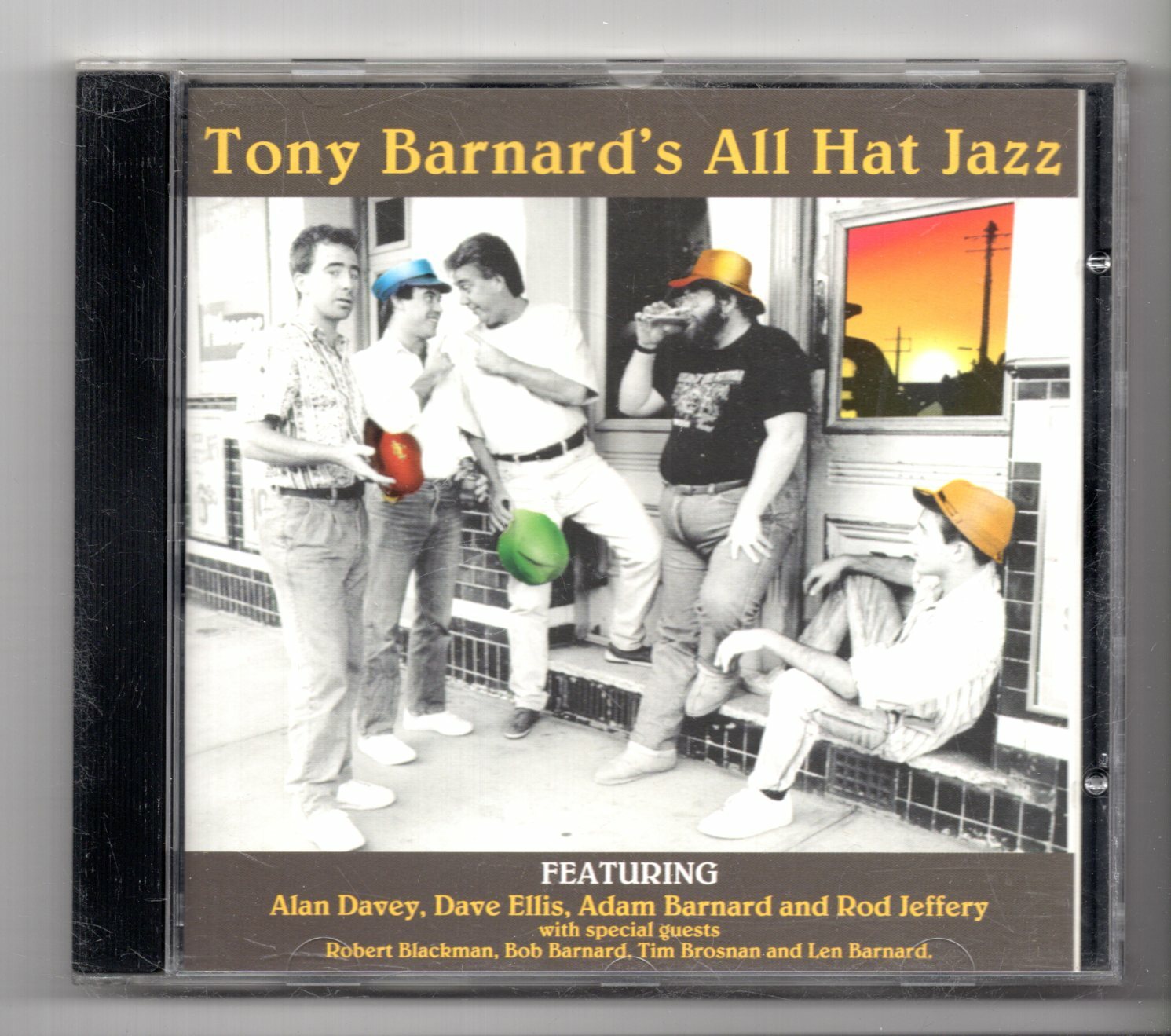 (KE680) Tony Barnard, Tony Barnard's All Hat Jazz - 1990 CD