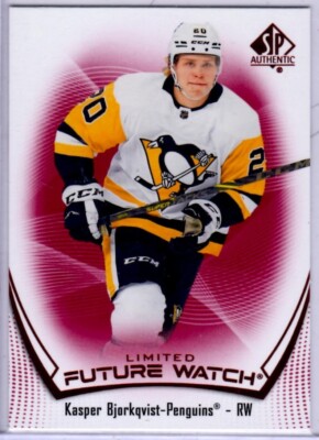 2021-22 SP Authentic Kasper Bjorkqvist Limited Future Watch Rookie Card 196