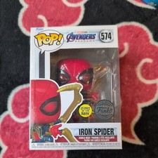Funko Pop! Vinilo Marvel Avengers: Endgame #574 Iron Spider Edición Especial GITD