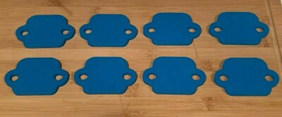 #ad #ad Small Block Ford Engine Exhaust Port Cover Protector Plate Blue $14.99