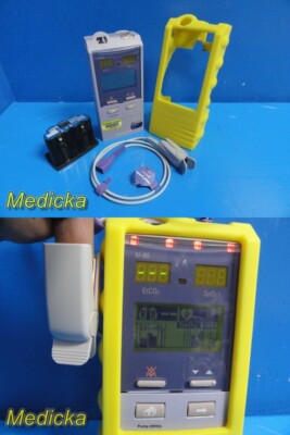 2014 Covidien Nellcor Bedside Capnography / Pulse Oximeter W/ Adult Sensor~27931