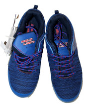 Multi Lights Kids' Blue Rechargeable Light Up Sneakers Lace-up Shoes 5M