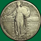 1926-D Standing Liberty Quarter Fine F Coin #41810